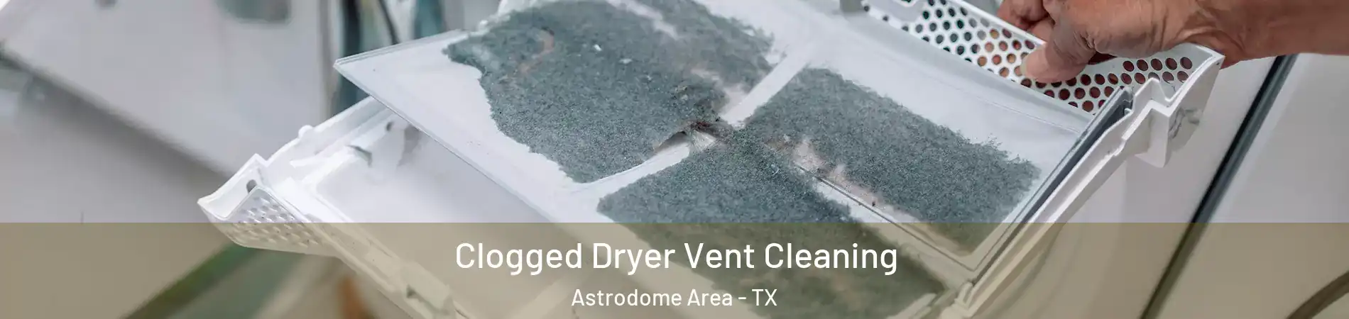 Clogged Dryer Vent Cleaning Astrodome Area - TX