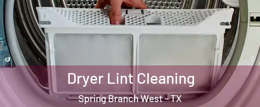 Dryer Lint Cleaning Spring Branch West - TX