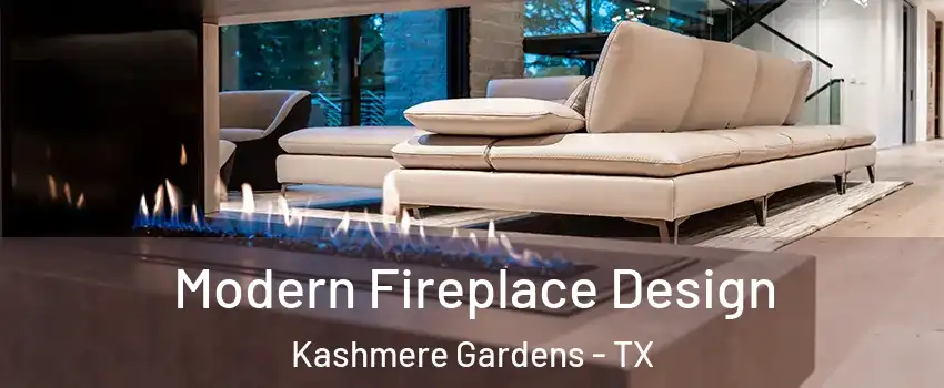 Modern Fireplace Design Kashmere Gardens - TX