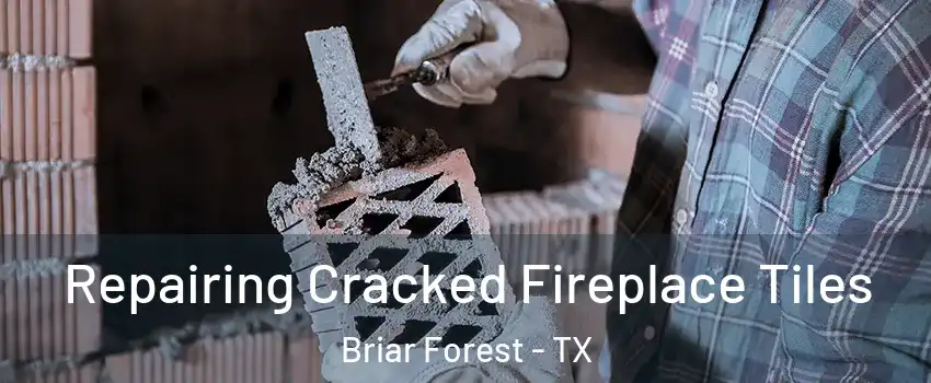 Repairing Cracked Fireplace Tiles Briar Forest - TX